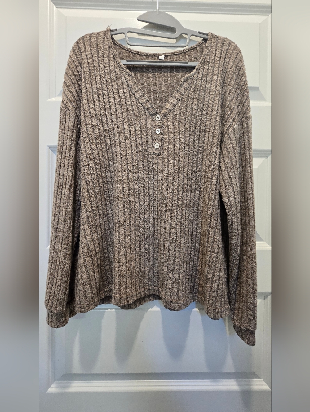 Women's Cozy Ribbed V-Neck Lounge Set